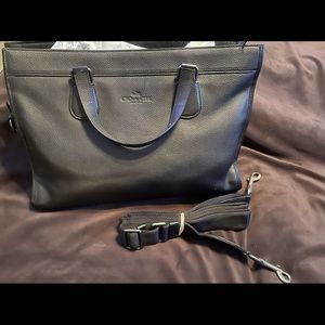 Coach Bag dimensions Length-15 1/2”, width- 4 1/4”, height 11”